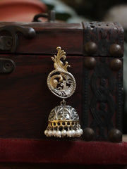 Tanvi DualTone Jhumka Earrings